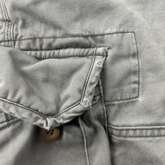 Polo Ralph Lauren Cargo Shorts Mens 40 Classic Chino Tan Distressed Preppy - Picture 8 of 13
